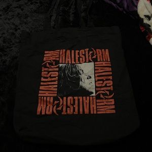 Halestorm concert tote bag